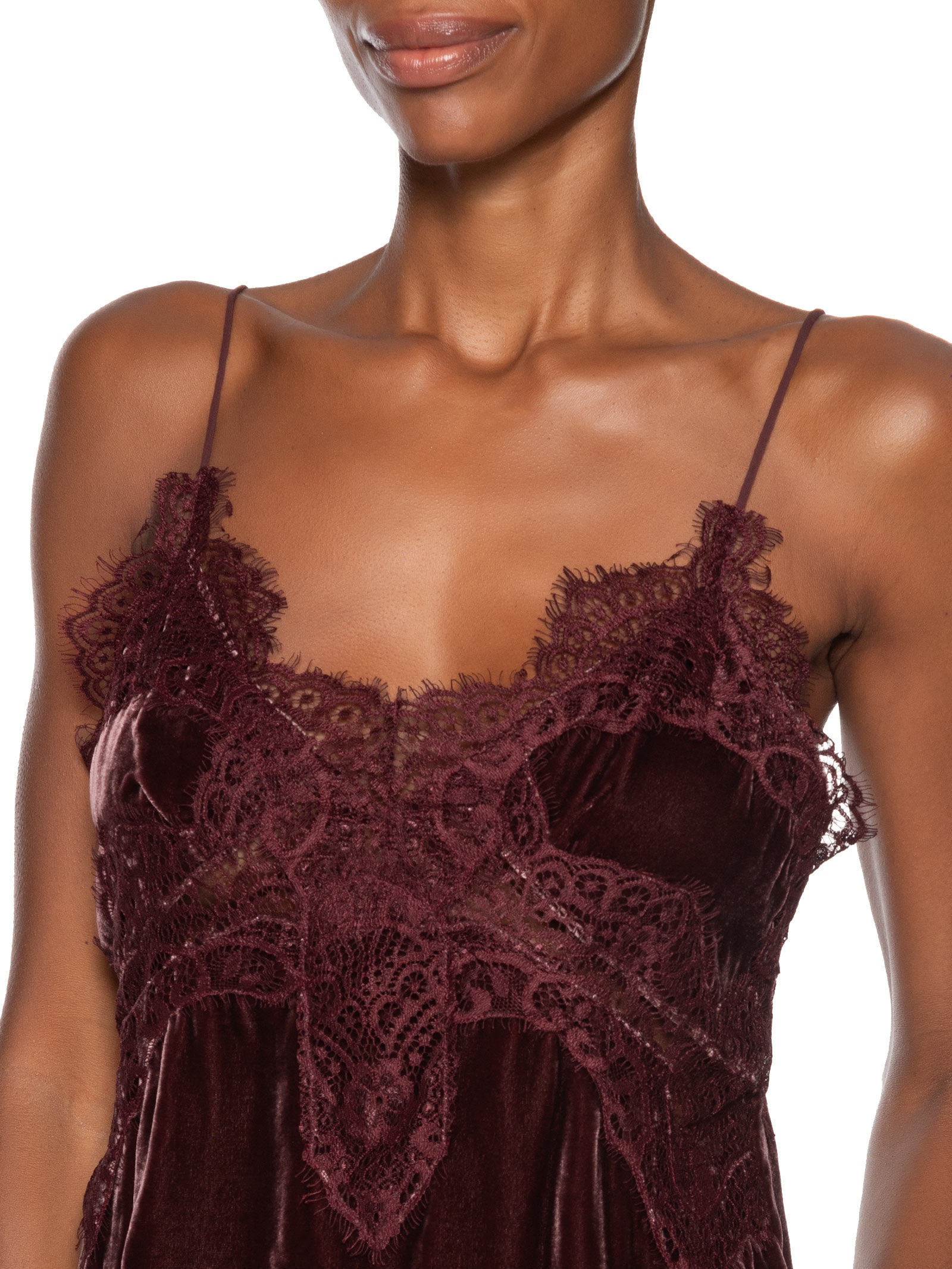 Regata Feminina Em Veludo Roxo Animale