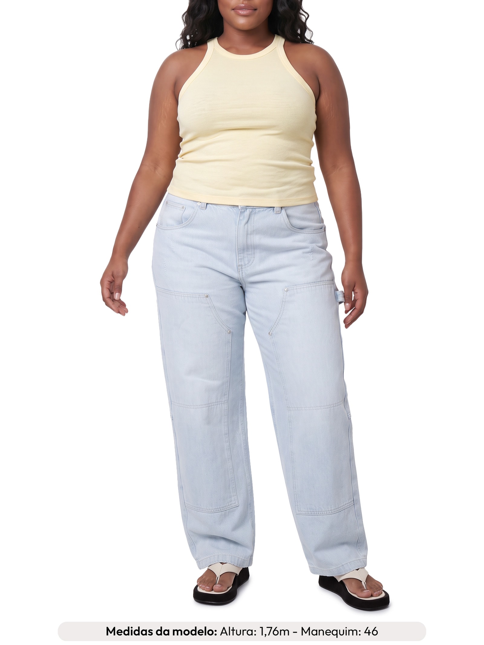 Regata Feminina Essential Racer Tank Amarelo Levi's