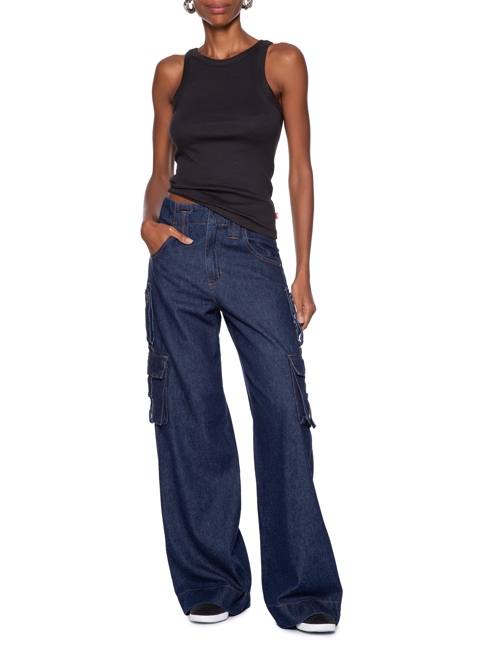 Regata Feminina Essential Racer Tank Preto Levi's