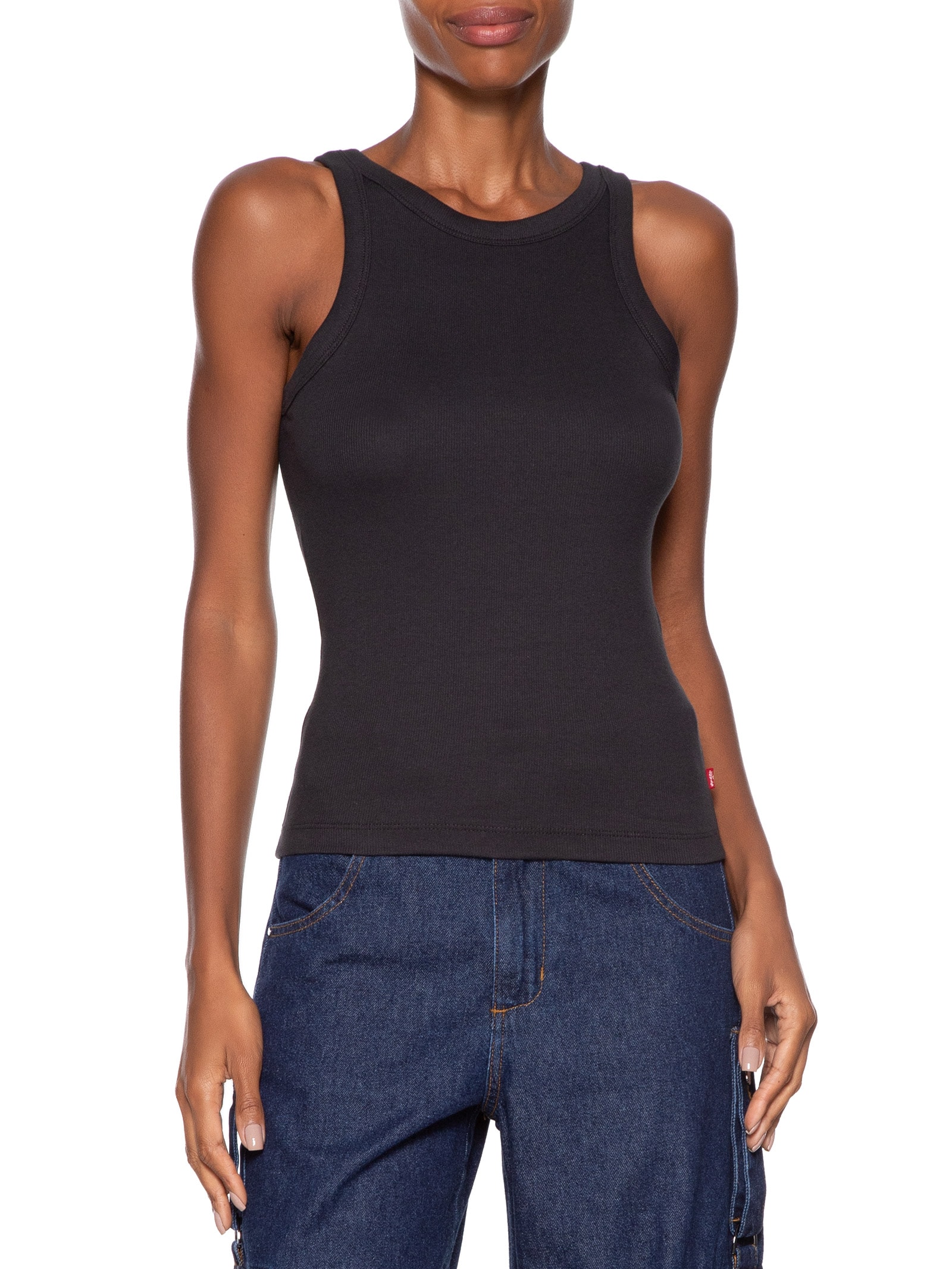 Regata Feminina Essential Racer Tank Preto Levi's