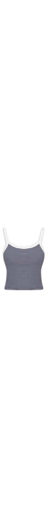 Regata Feminina Essential Sporty Rib Tnk - Azul