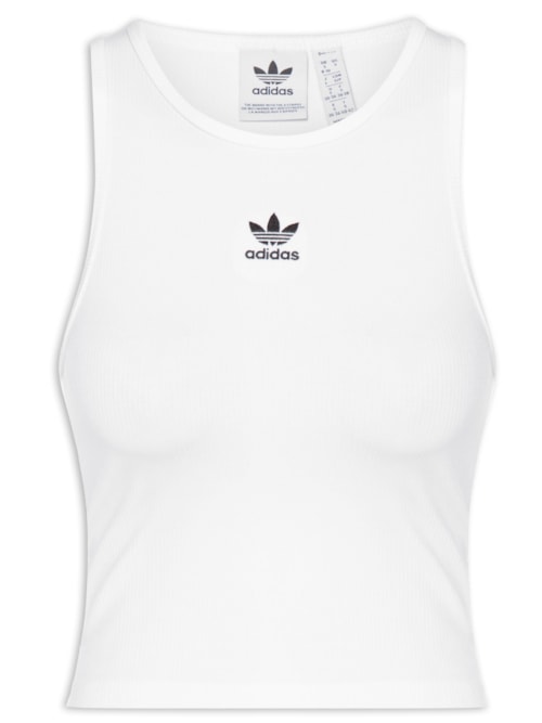 Regata Feminina Essentials Rib – Branco
