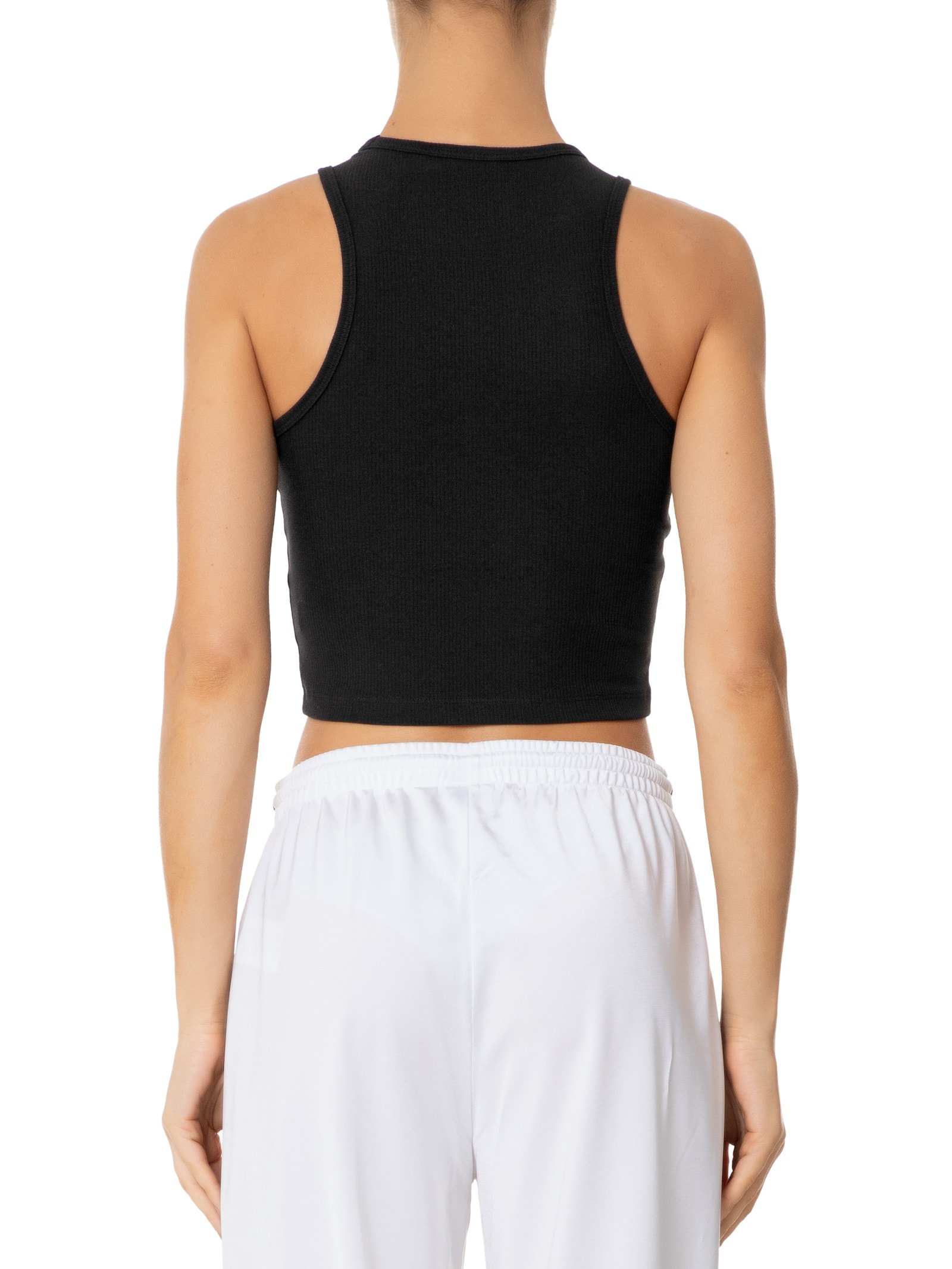 Regata Feminina Essentials Rib Preto Adidas Originals