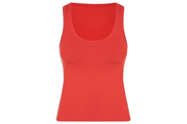 Regata Feminina Essentials Rib - Vermelho