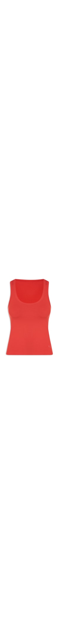Regata Feminina Essentials Rib - Vermelho