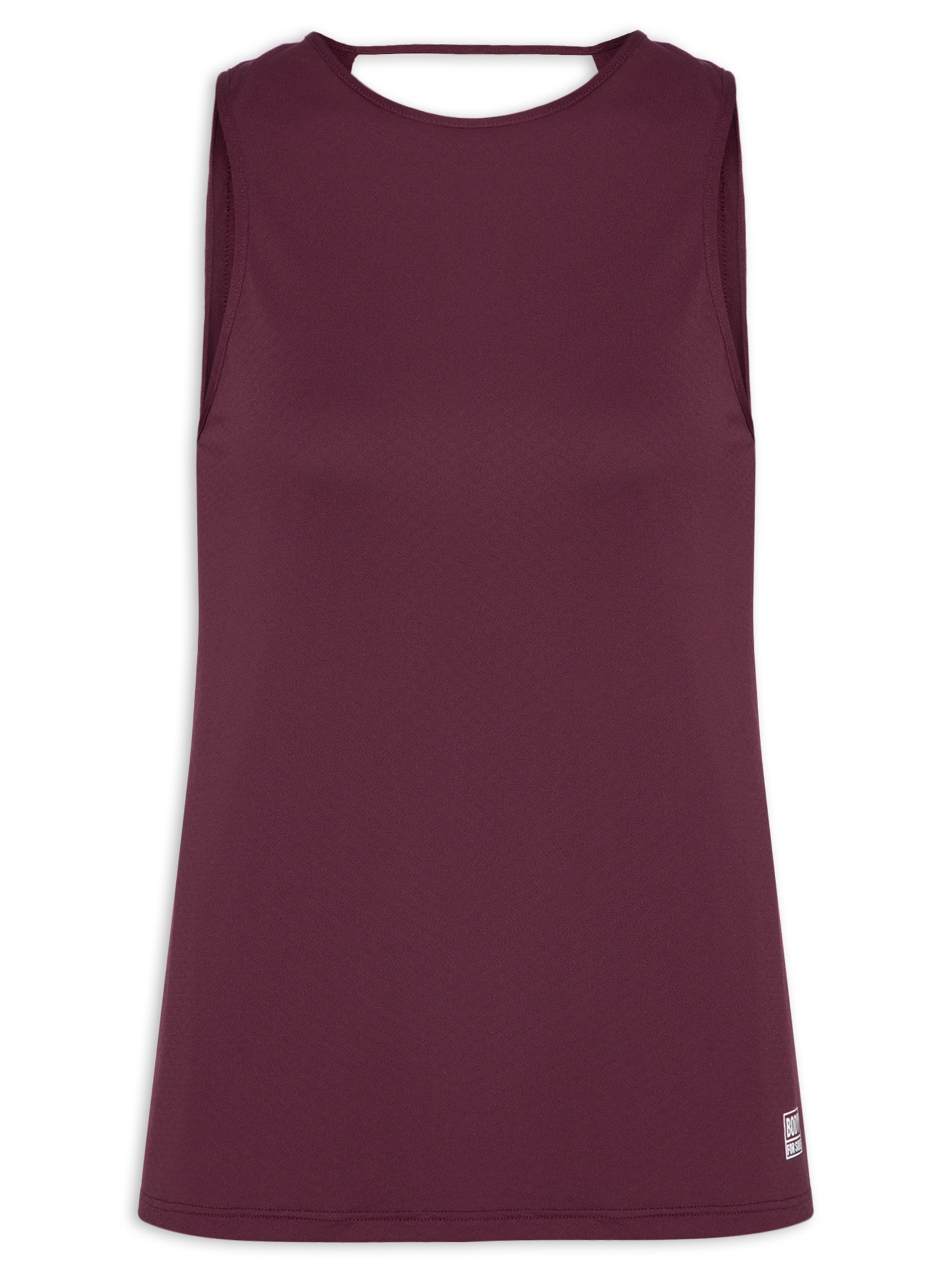 Regata Feminina Essentials Vinho Body For Sure