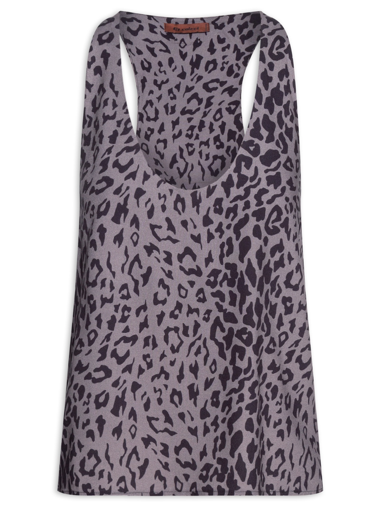 Regata Feminina Estampada Animal Print Colcci