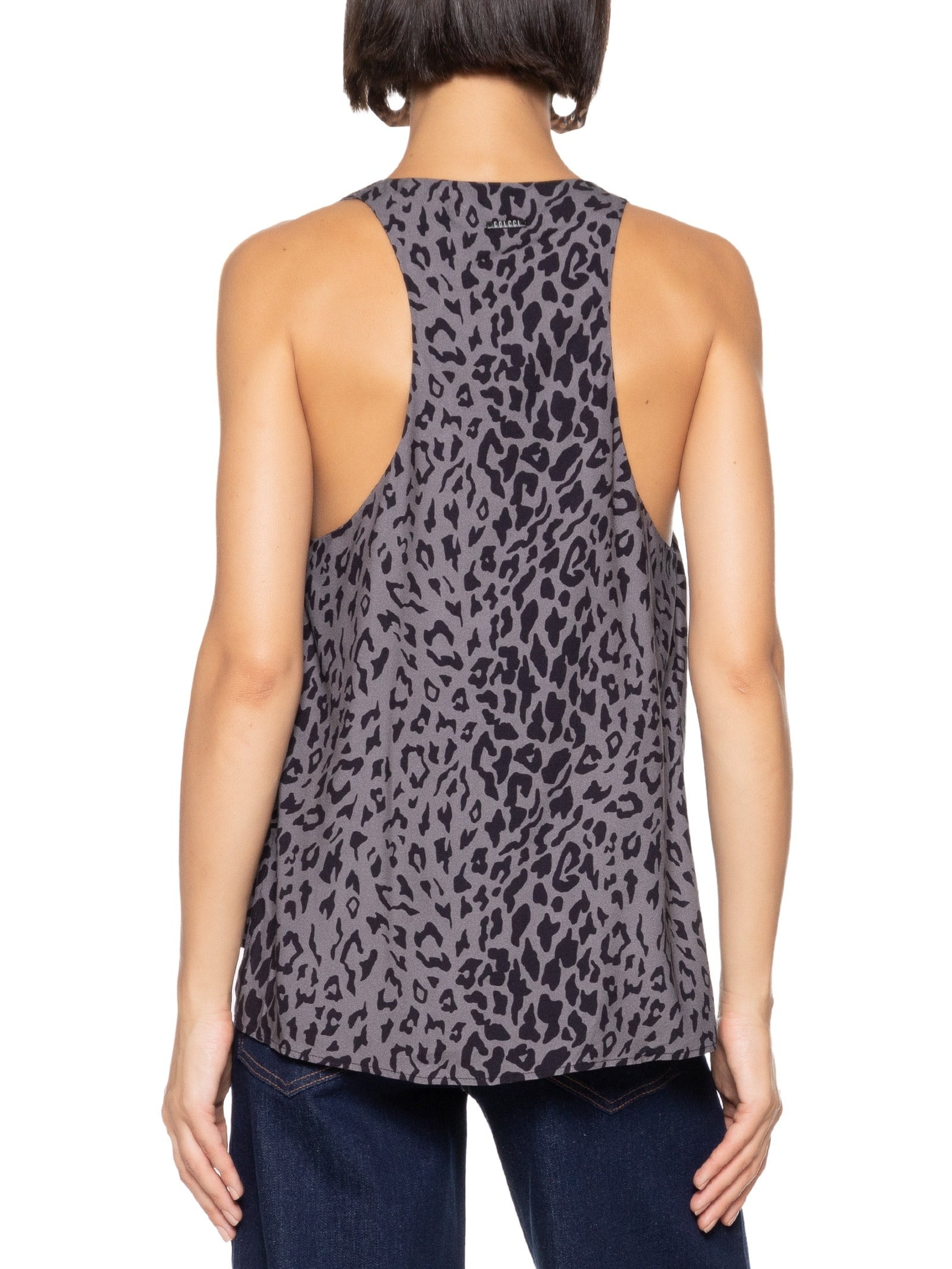 Regata Feminina Estampada Animal Print Colcci
