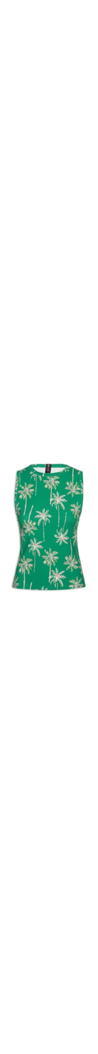 Regata Feminina Estampada - Verde