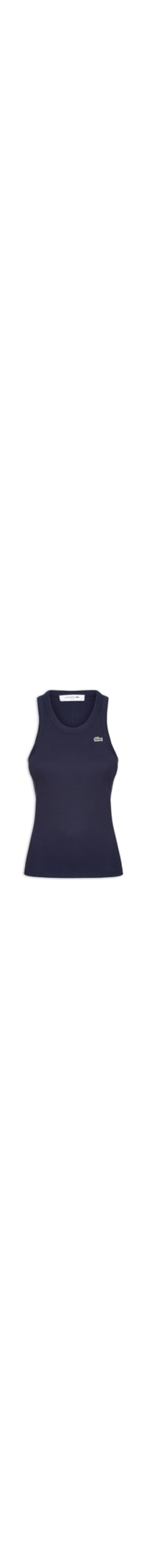Regata Feminina Fit Ajustado Algodão - Azul