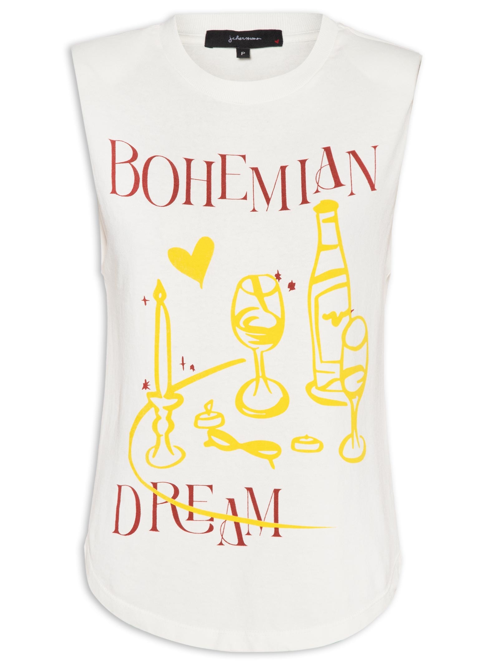 Regata Feminina Franjas Bohemian Dreams Branco J.chermann