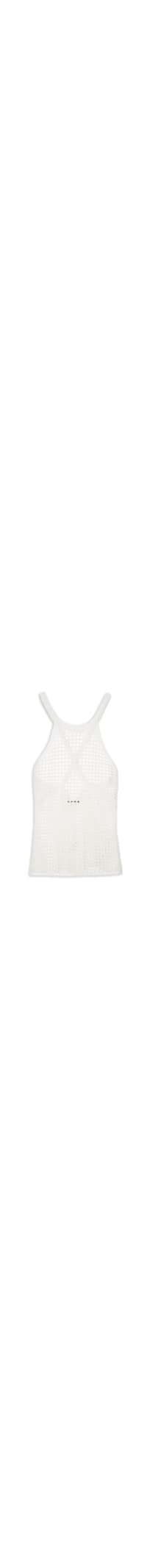 Regata Feminina Frente Única Tricot Básico - Off White