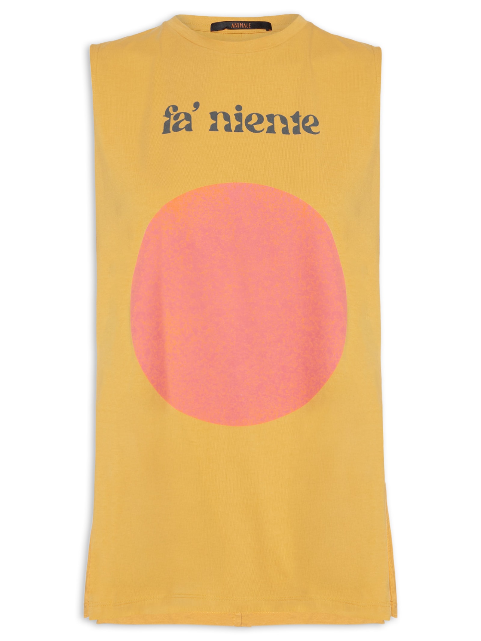 Regata Feminina Fun Faniente Amarelo Animale