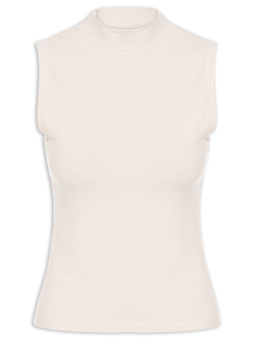 Regata Feminina Gola Alta – Bege