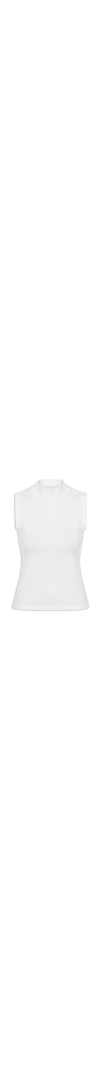 Regata Feminina Gola Alta - Branco