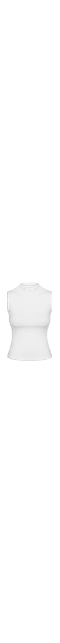 Regata Feminina Gola Alta - Branco