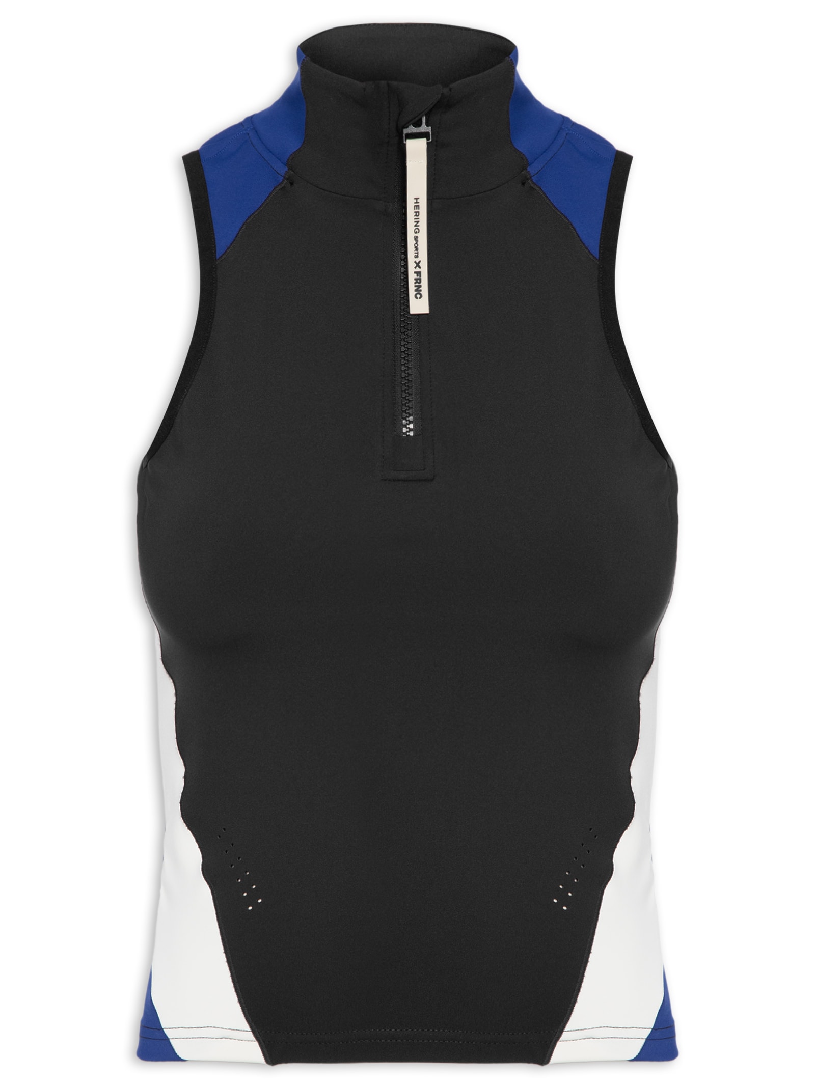 Regata Feminina Gola Alta Preto Hering Sports + Francesca