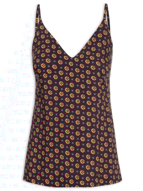 Regata Feminina Gravataria Ícone – Preto