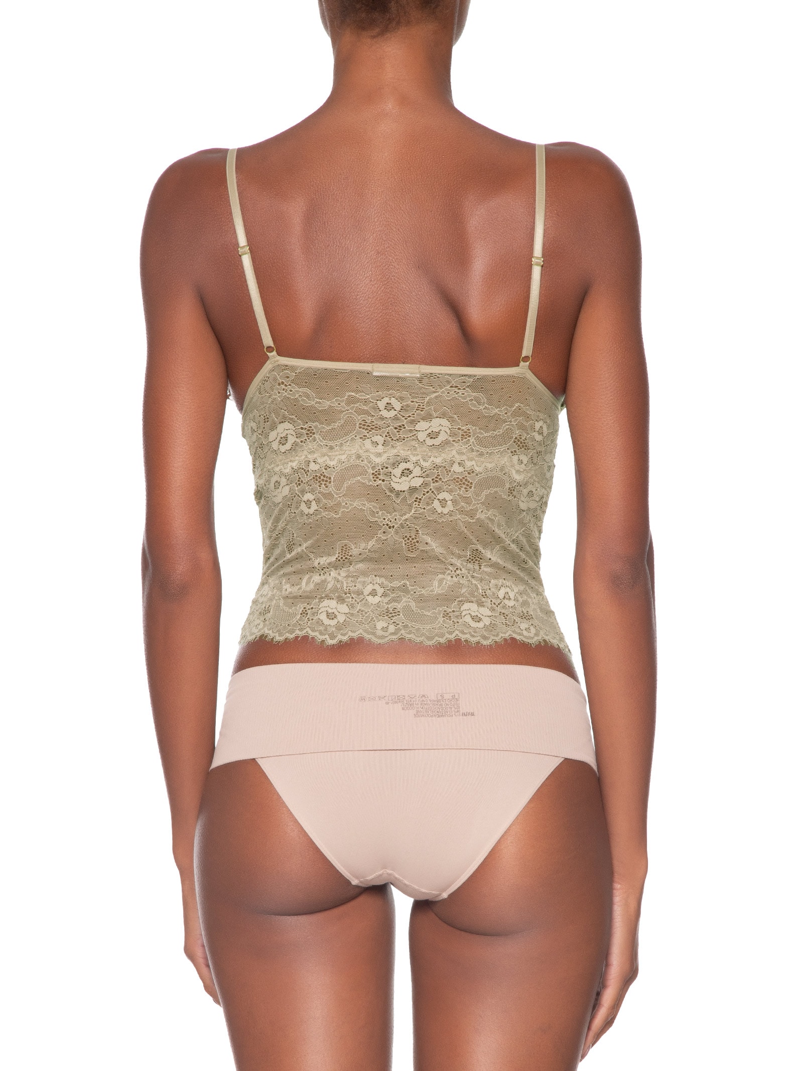 Regata Feminina Intimates Renda Marrom Animale