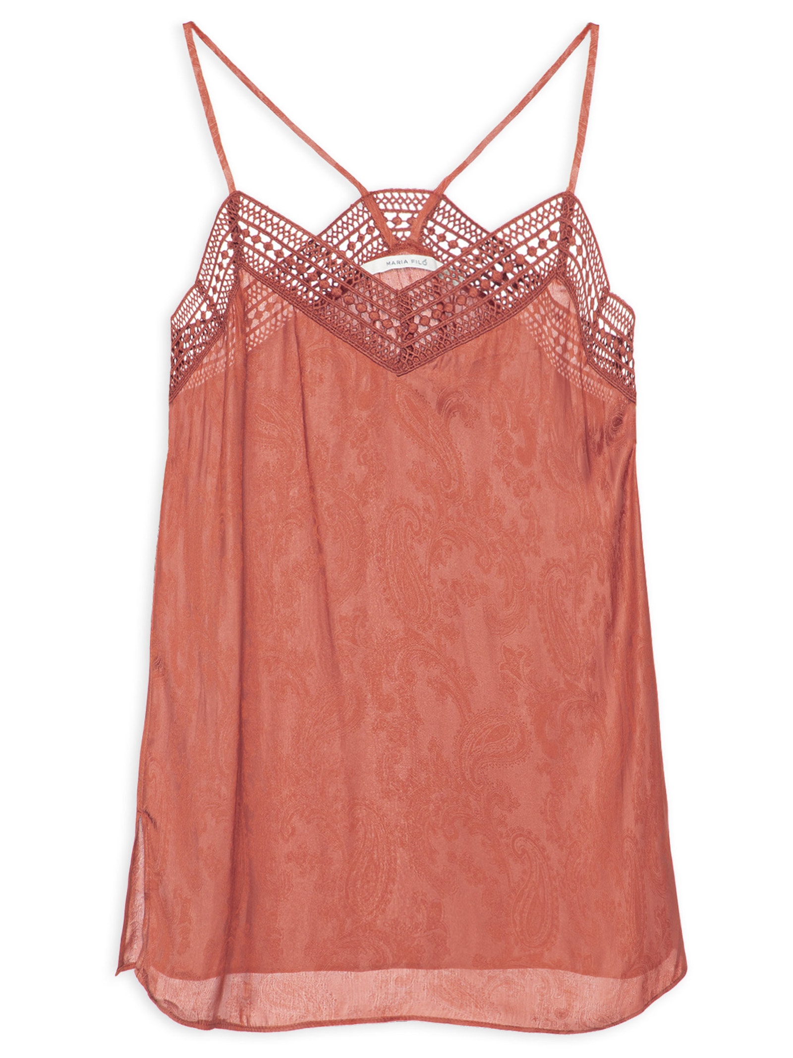 Regata Feminina Jacquard Cachemiere Rosa Maria Filó