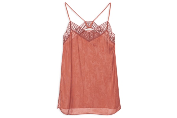 Regata Feminina Jacquard Cachemiere - Rosa