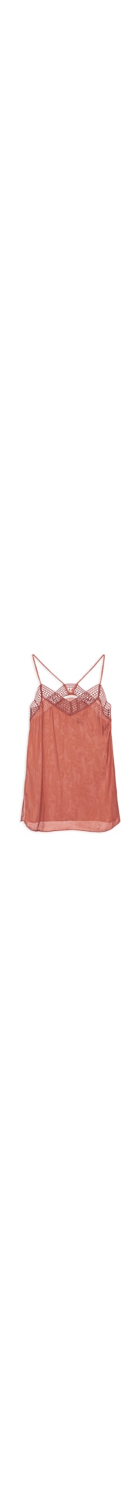 Regata Feminina Jacquard Cachemiere - Rosa