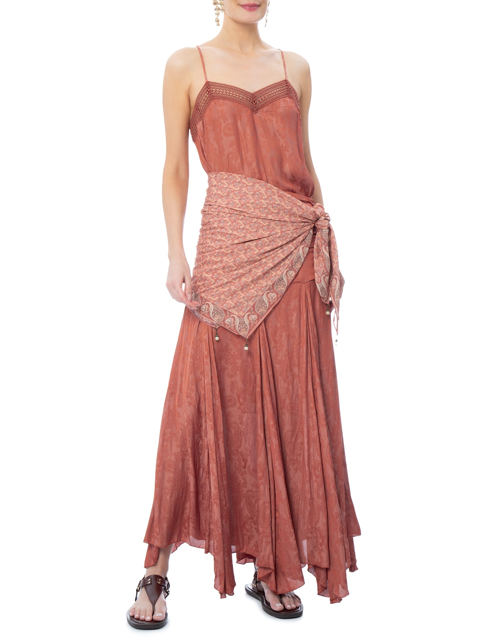 Regata Feminina Jacquard Cachemiere Rosa Maria Filó