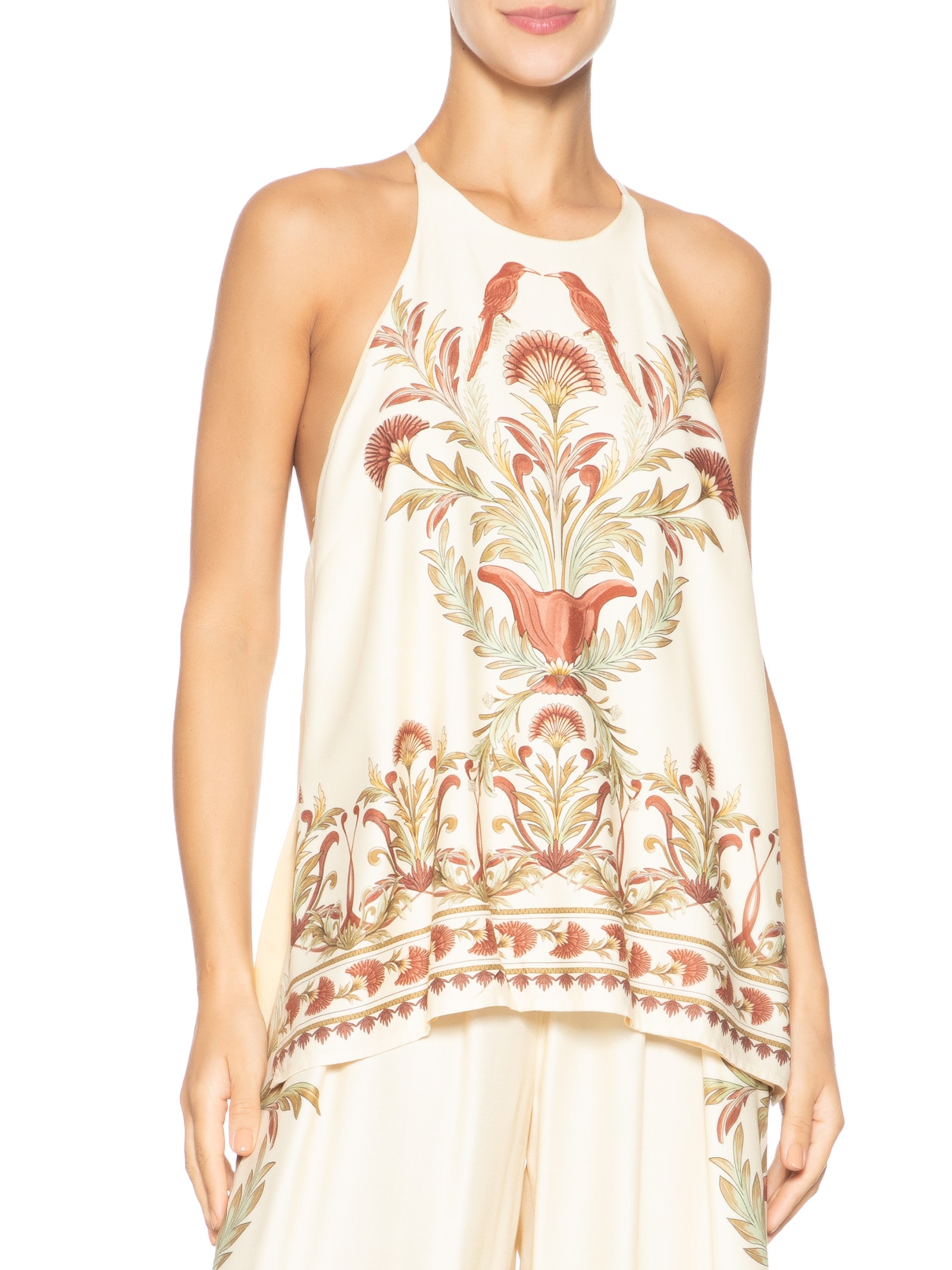 Regata Feminina Jardim Louise Bege Farm