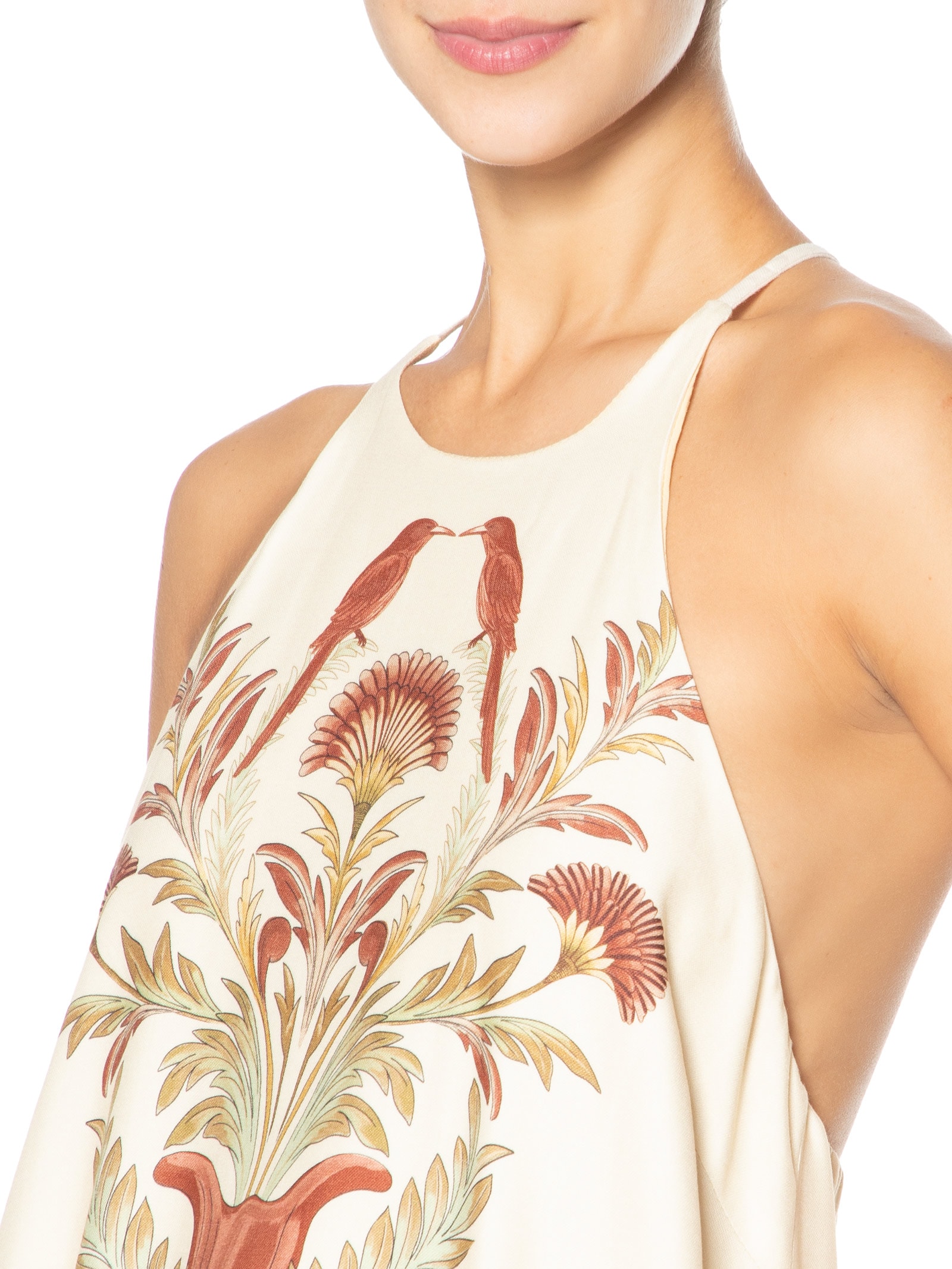 Regata Feminina Jardim Louise Bege Farm