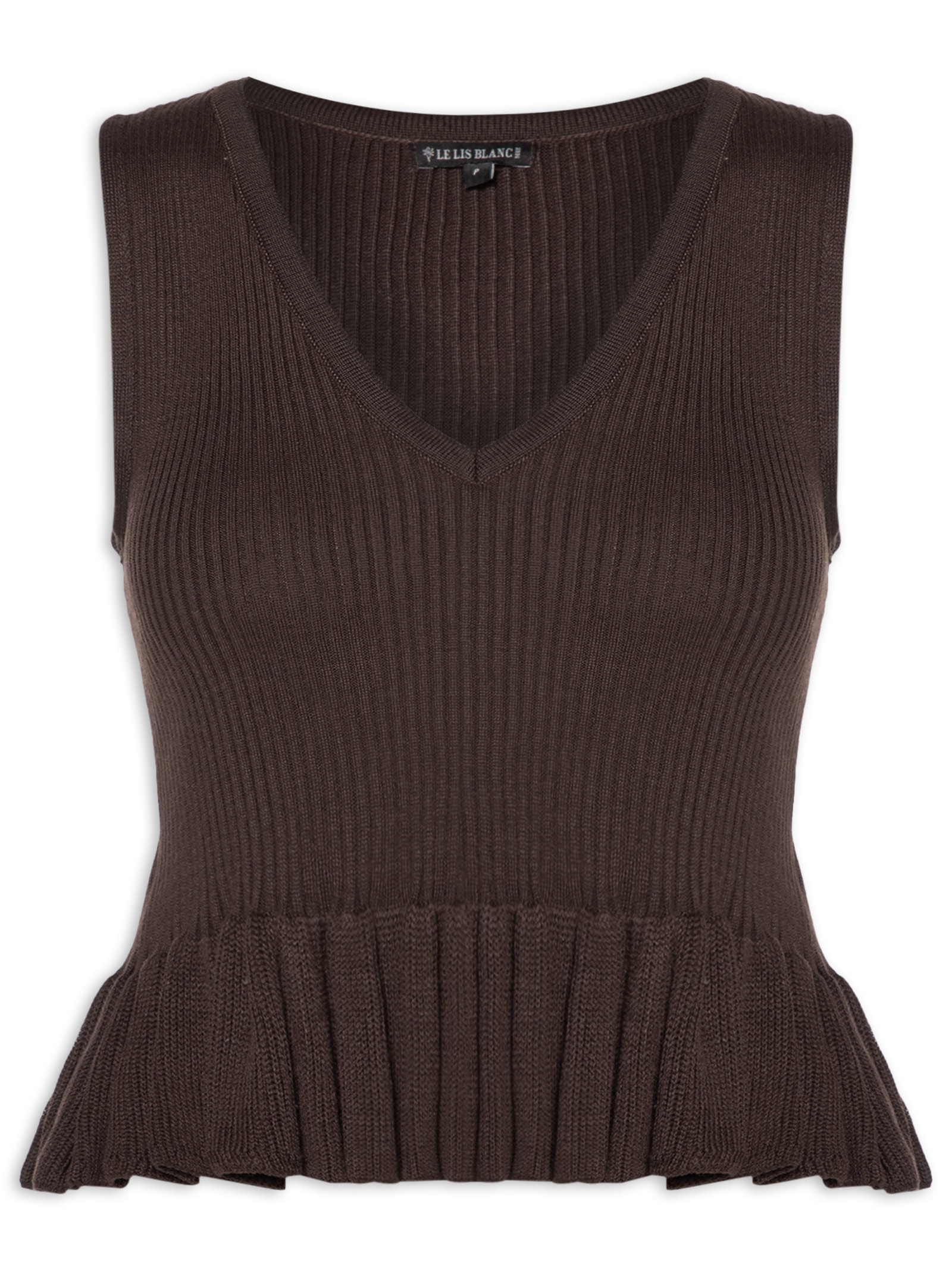 Regata Feminina Jinny Marrom Le Lis