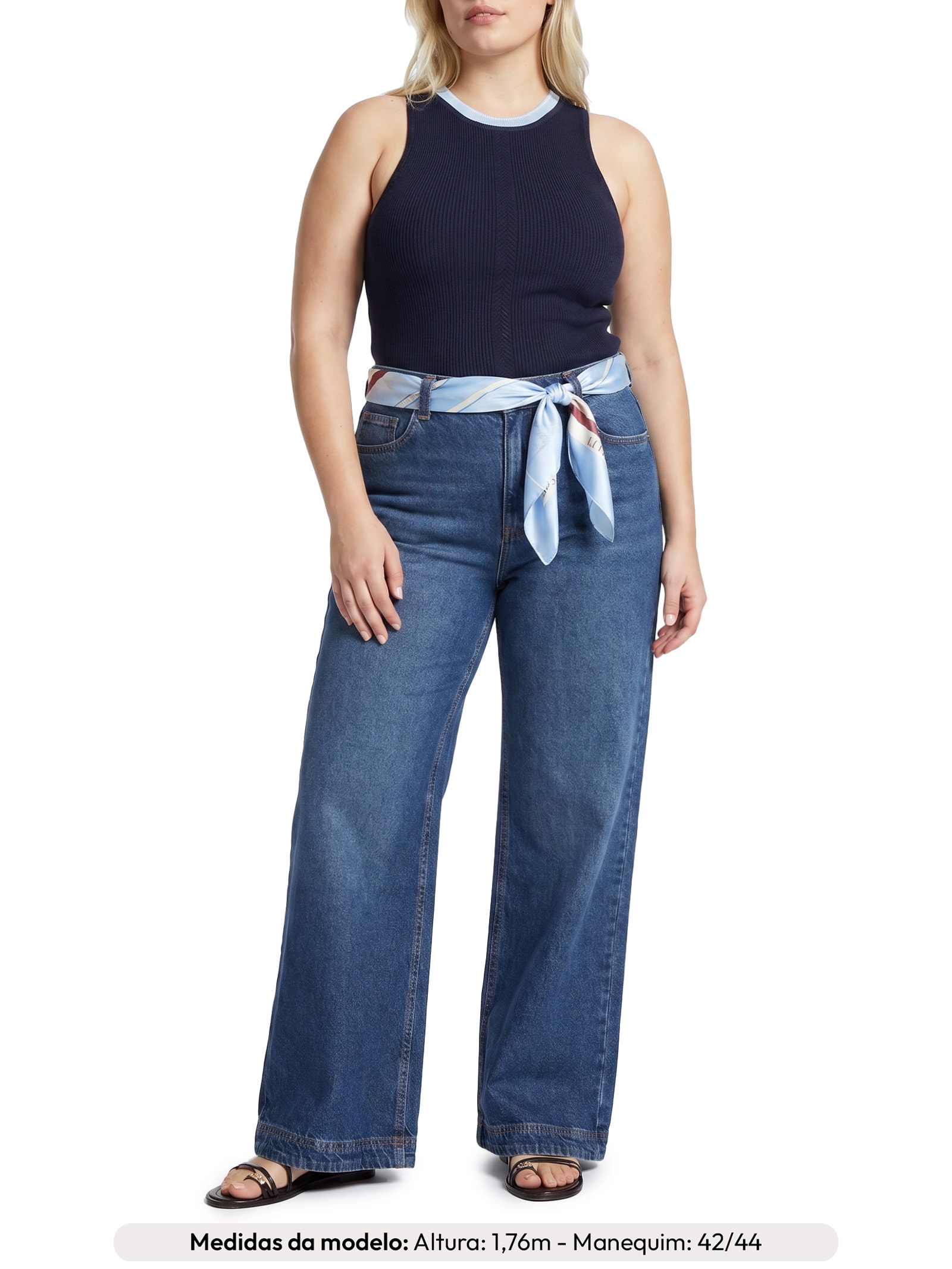 Regata Feminina Kira Azul Le Lis