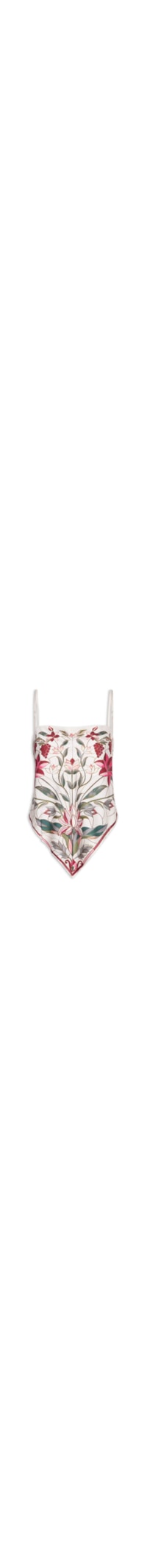 Regata Feminina Lenço Jardim Vitral – Branco