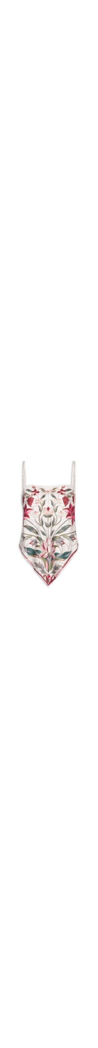 Regata Feminina Lenço Jardim Vitral – Branco
