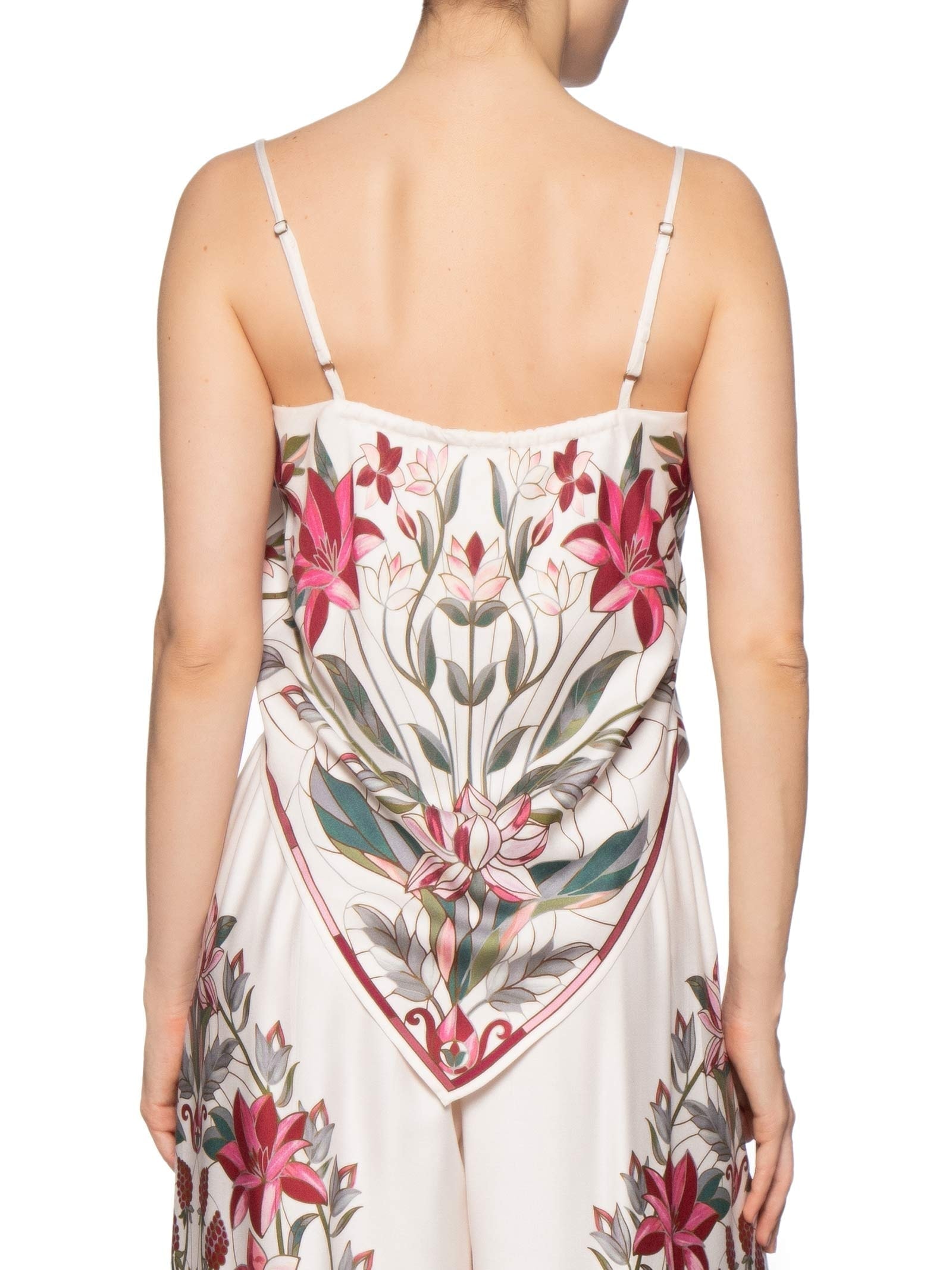 Regata Feminina Lenço Jardim Vitral – Branco Farm