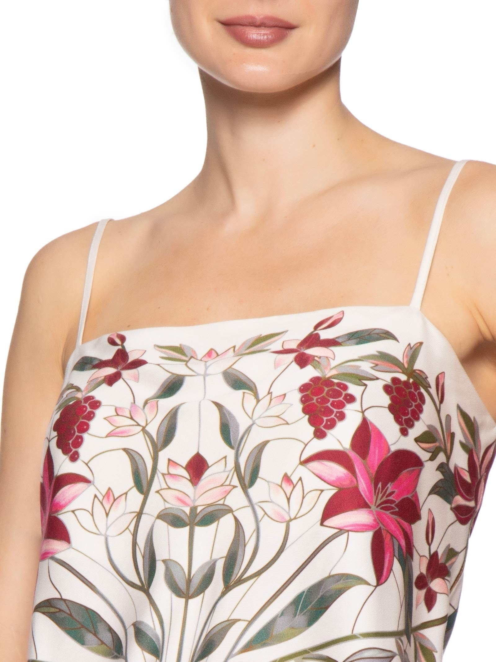 Regata Feminina Lenço Jardim Vitral – Branco Farm