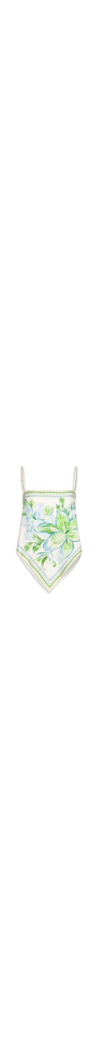 Regata Feminina Lírio Tropical Lenço - Off White