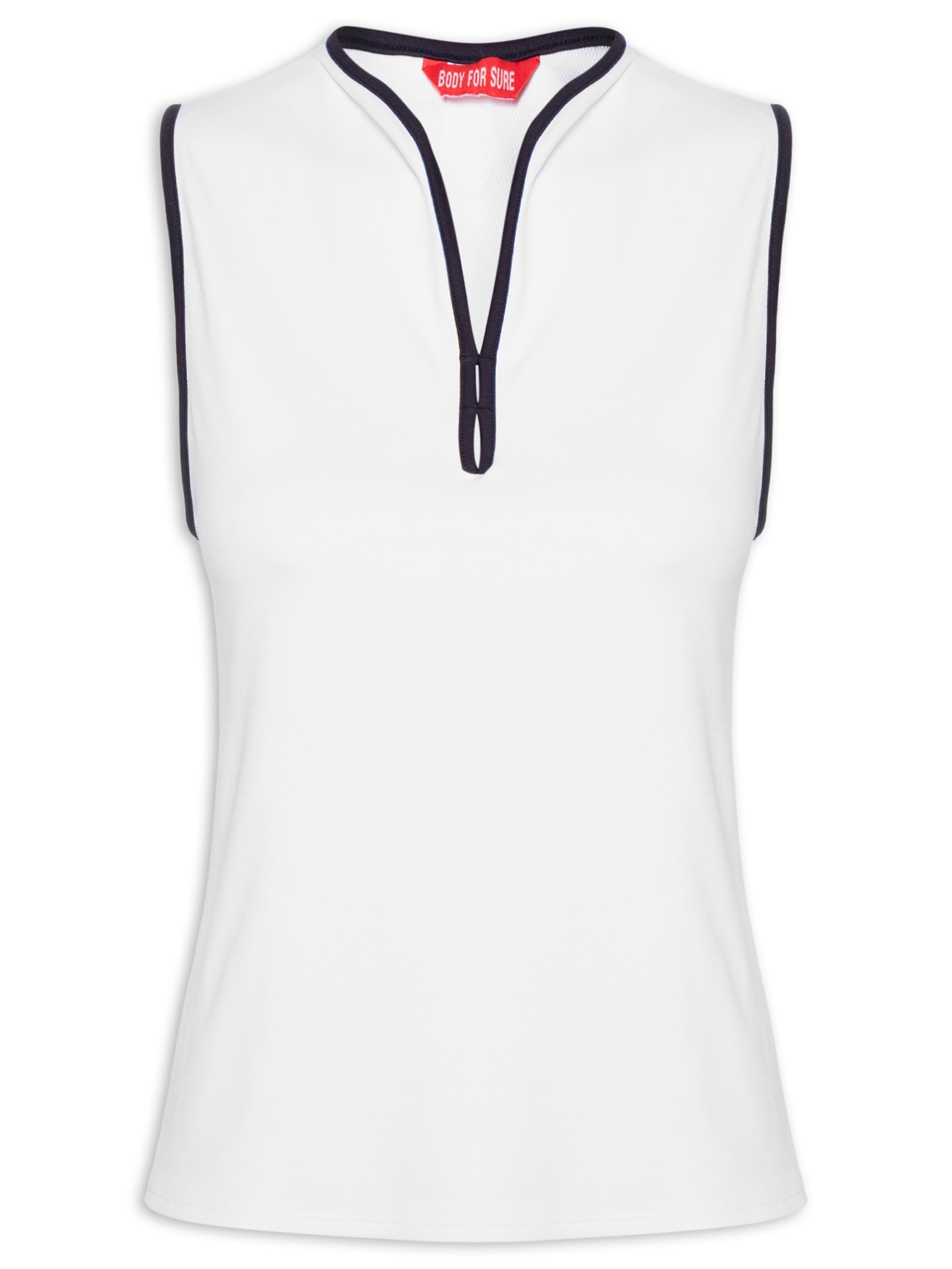 Regata Feminina Lisa Branco Body For Sure