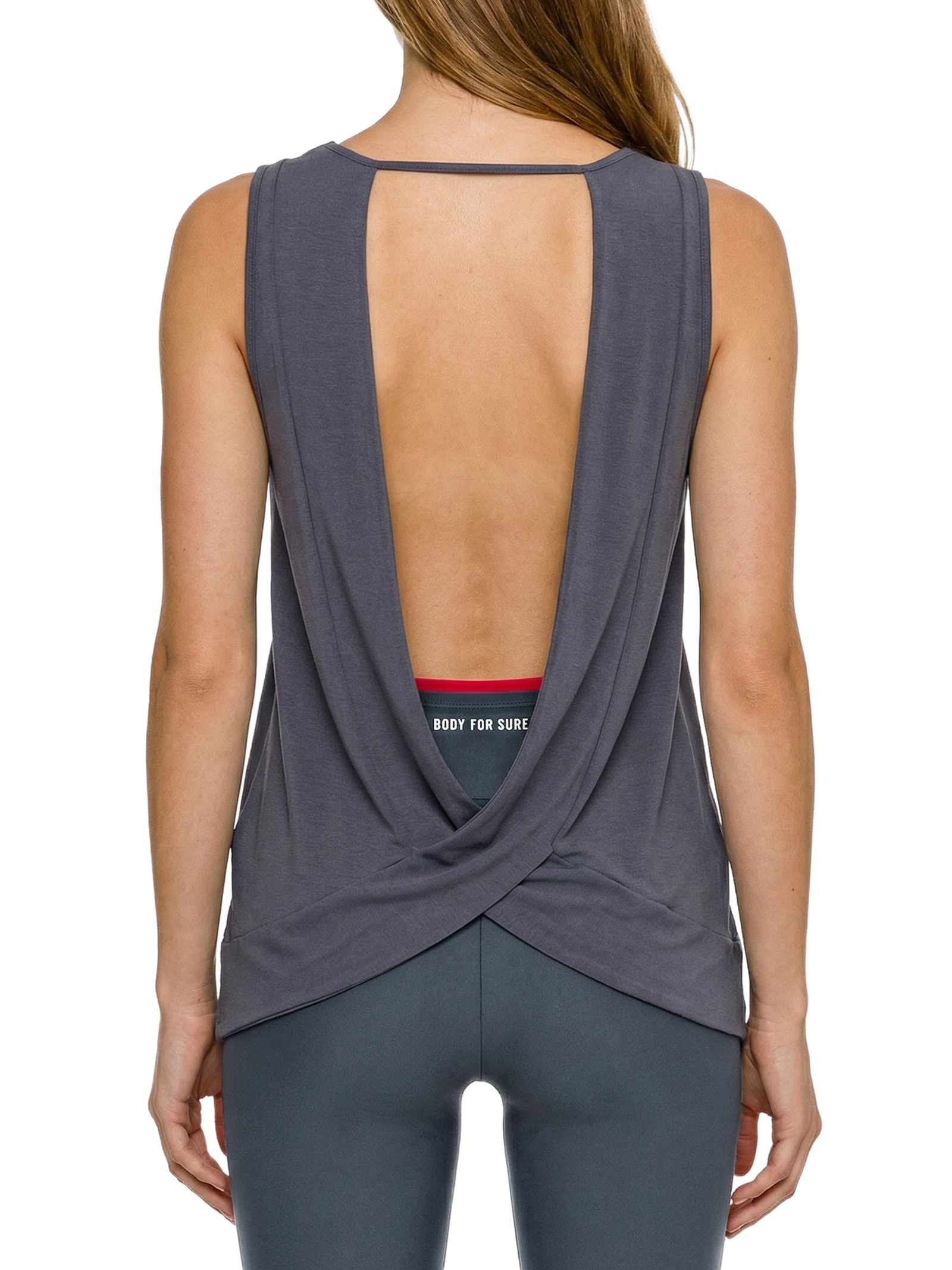 Regata Feminina Lisa Cinza Body For Sure