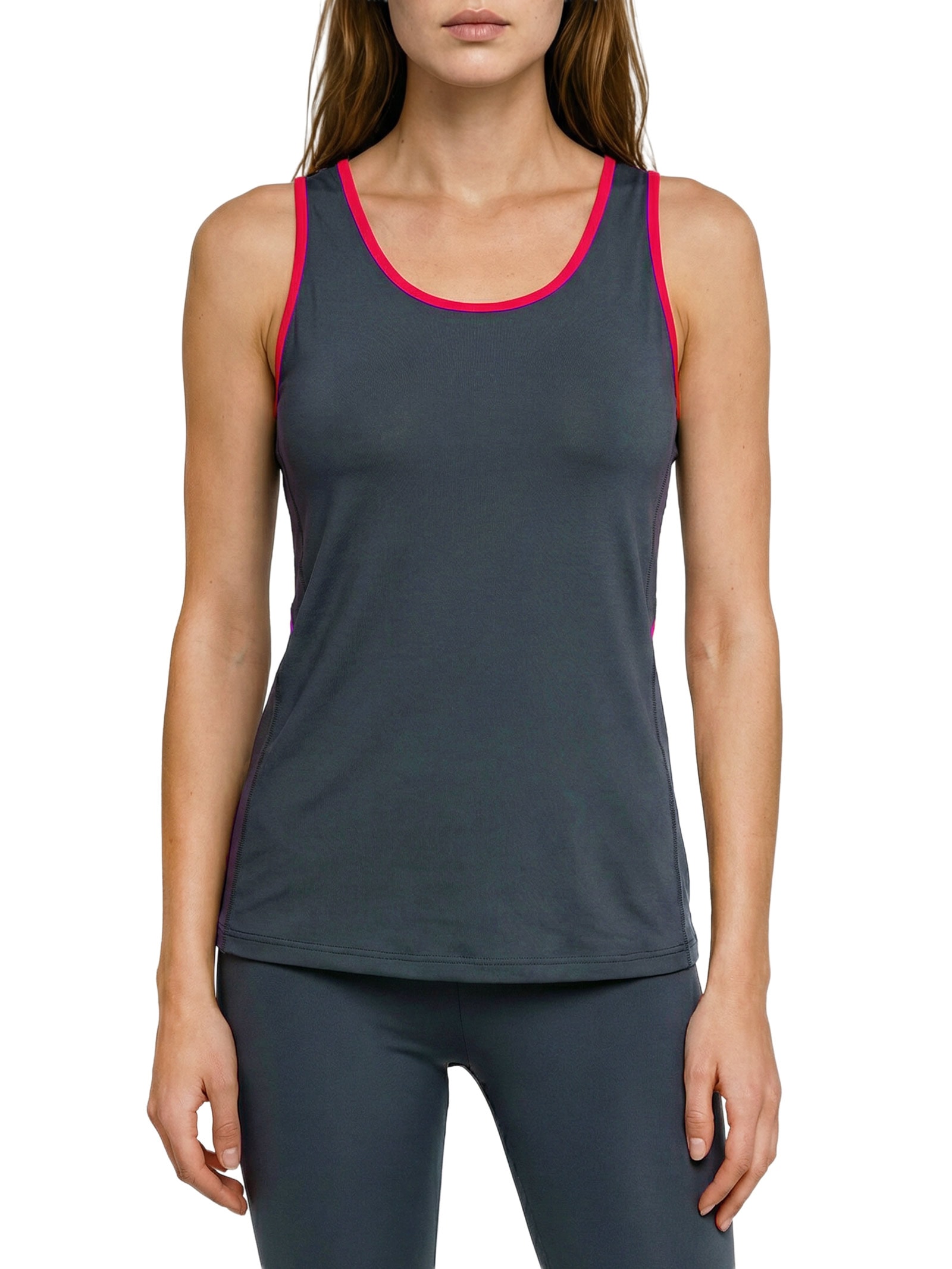 Regata Feminina Lisa Cinza Body For Sure