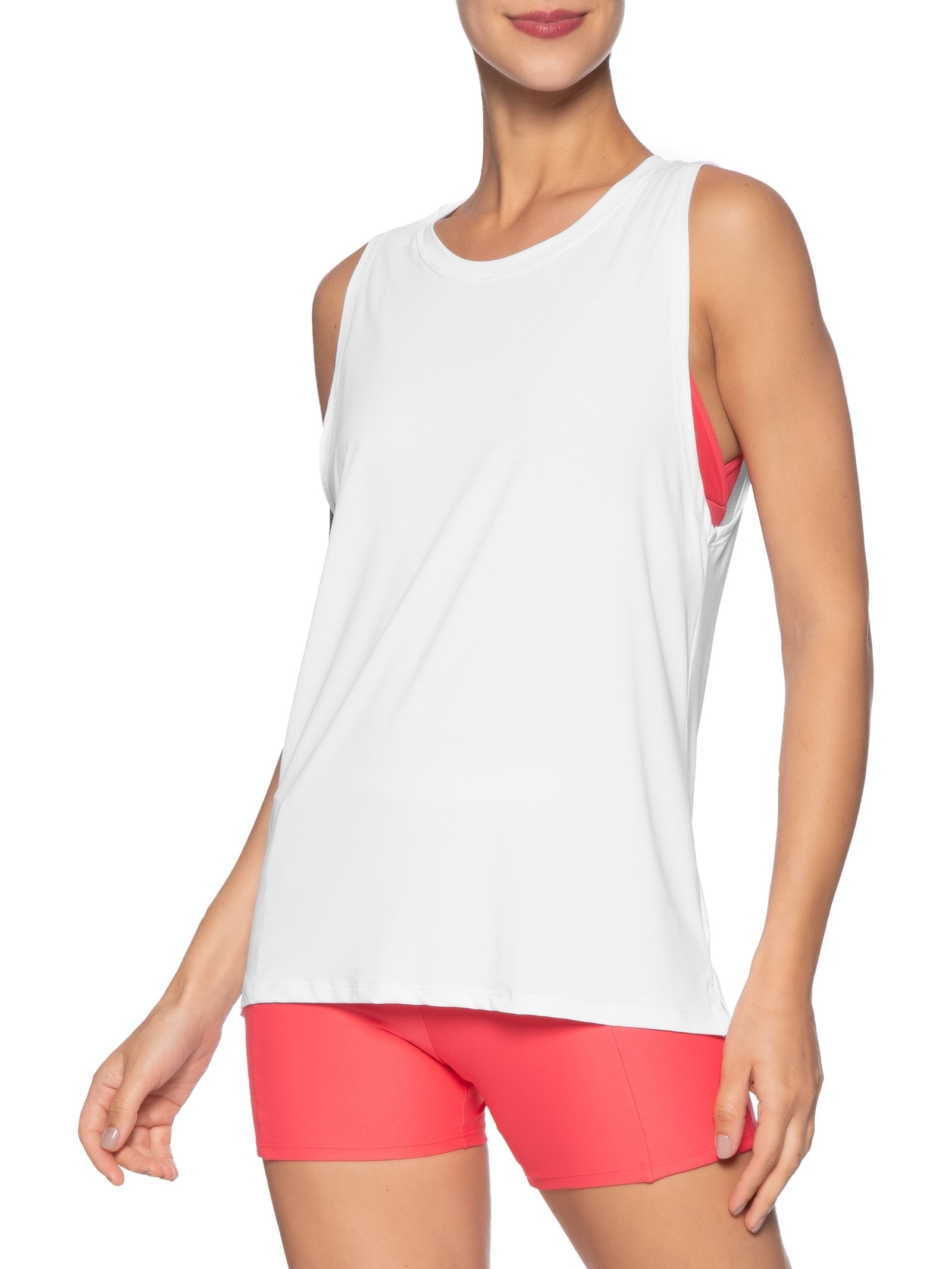 Regata Feminina Lisa Move Branco Body For Sure