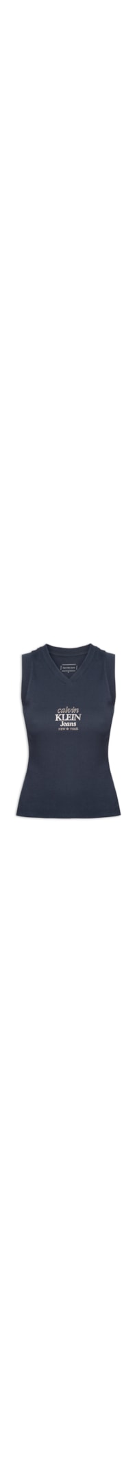 Regata Feminina Logo Ny Foil – Azul