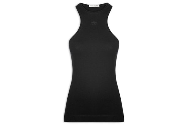 Regata Feminina Malha Halter - Preto