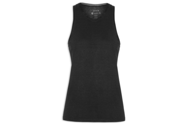 Regata Feminina Malha Linen - Preto