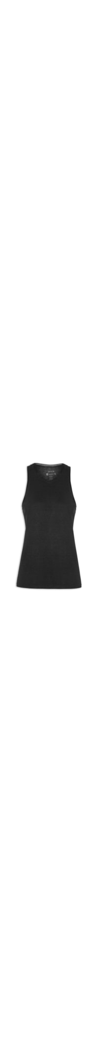Regata Feminina Malha Linen - Preto