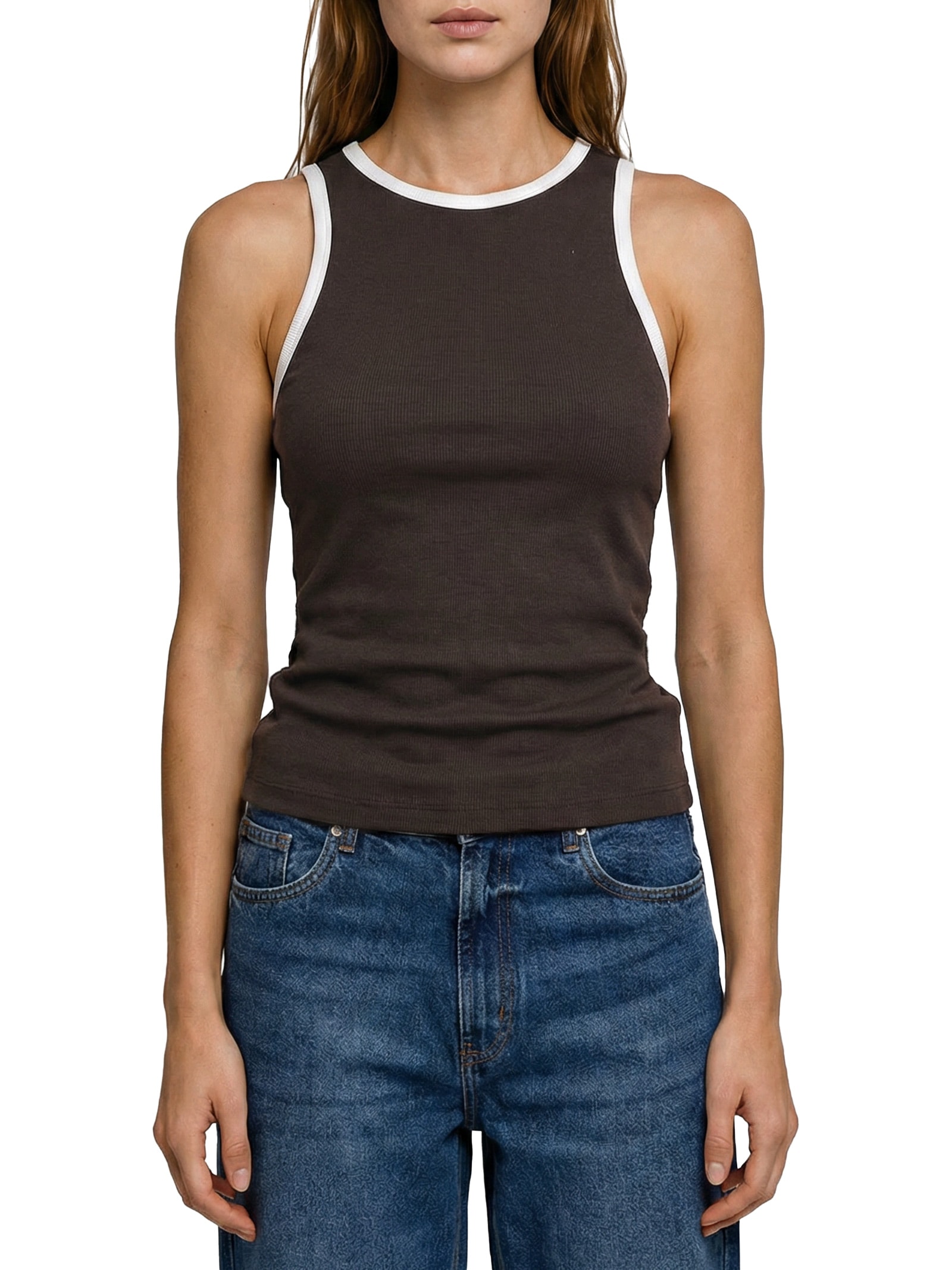 Regata Feminina Marrom Hering