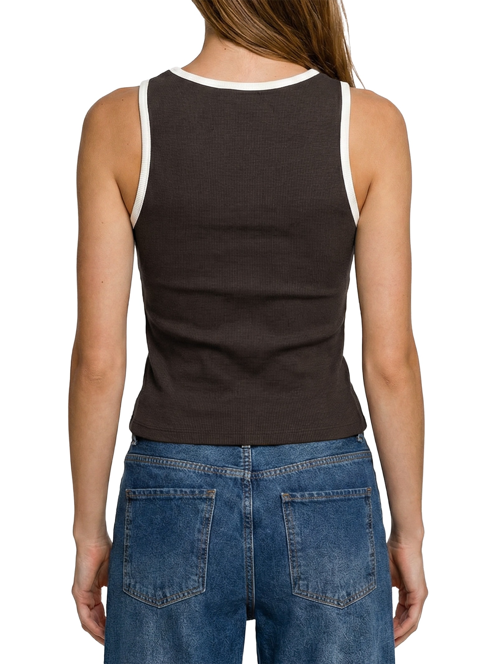 Regata Feminina Marrom Hering