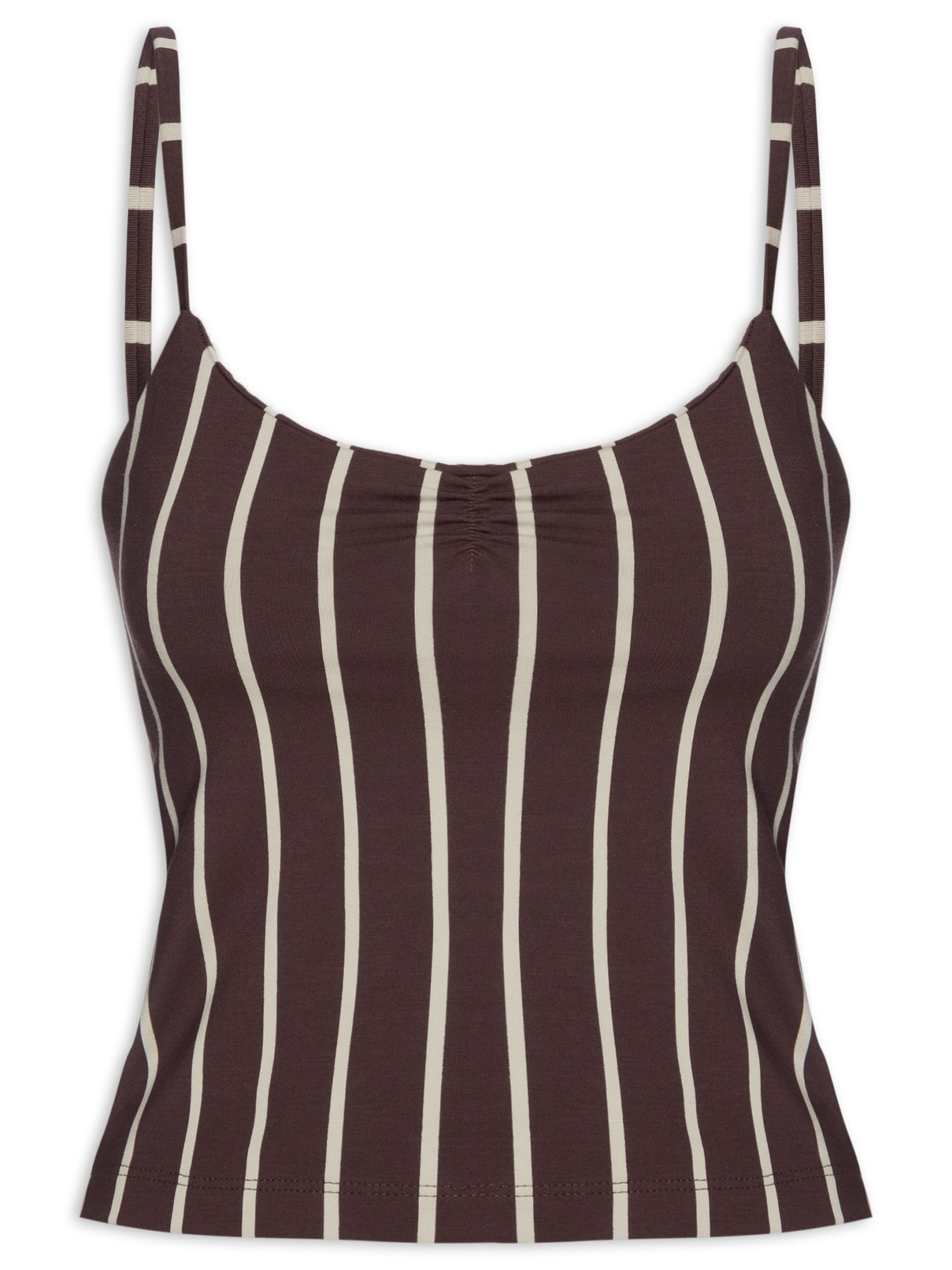 Regata Feminina Mini Viv Marrom Loja 3