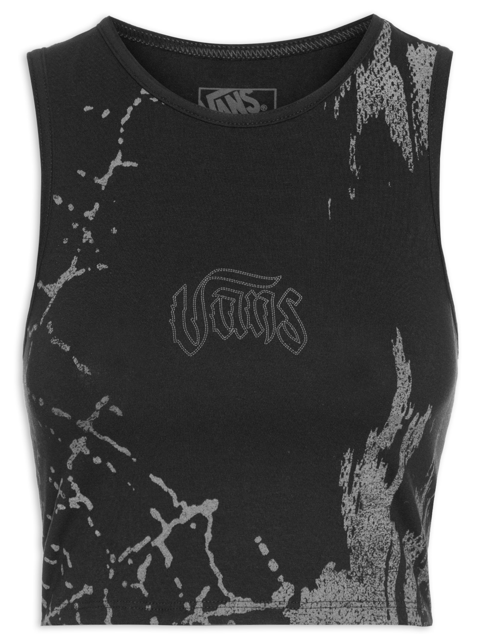 Regata Feminina Monotonic Fitted Tank Preto Vans