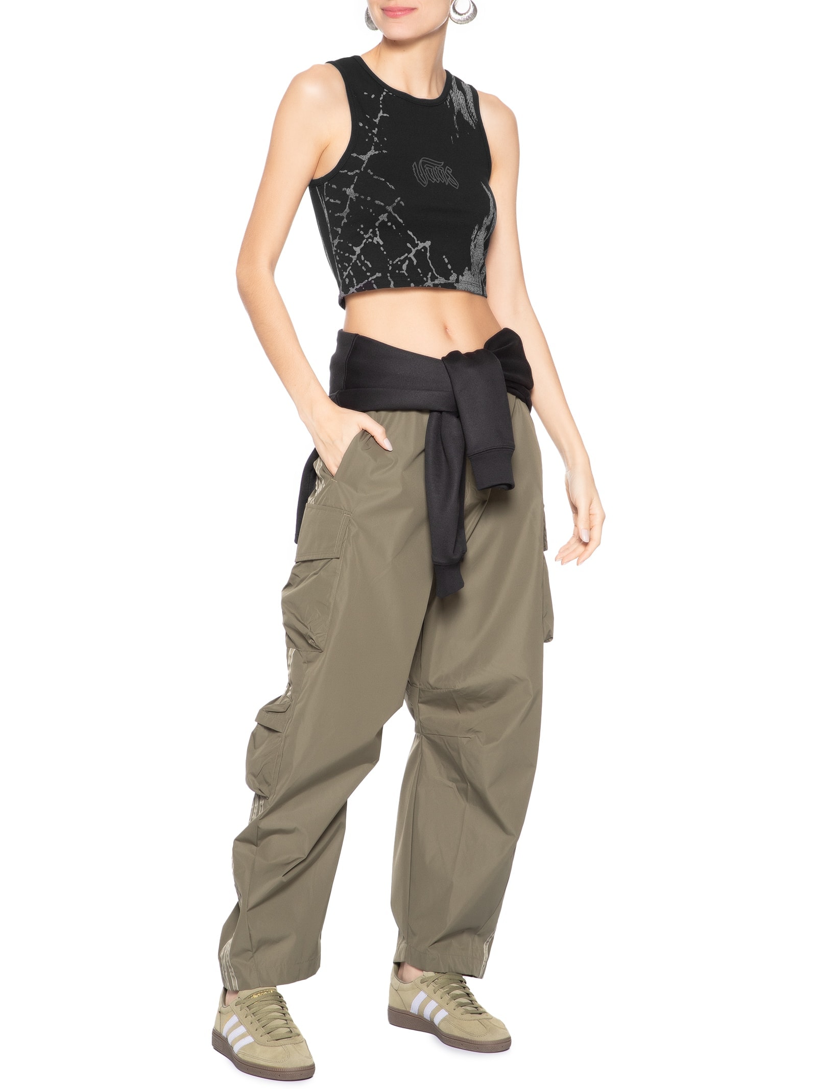 Regata Feminina Monotonic Fitted Tank Preto Vans