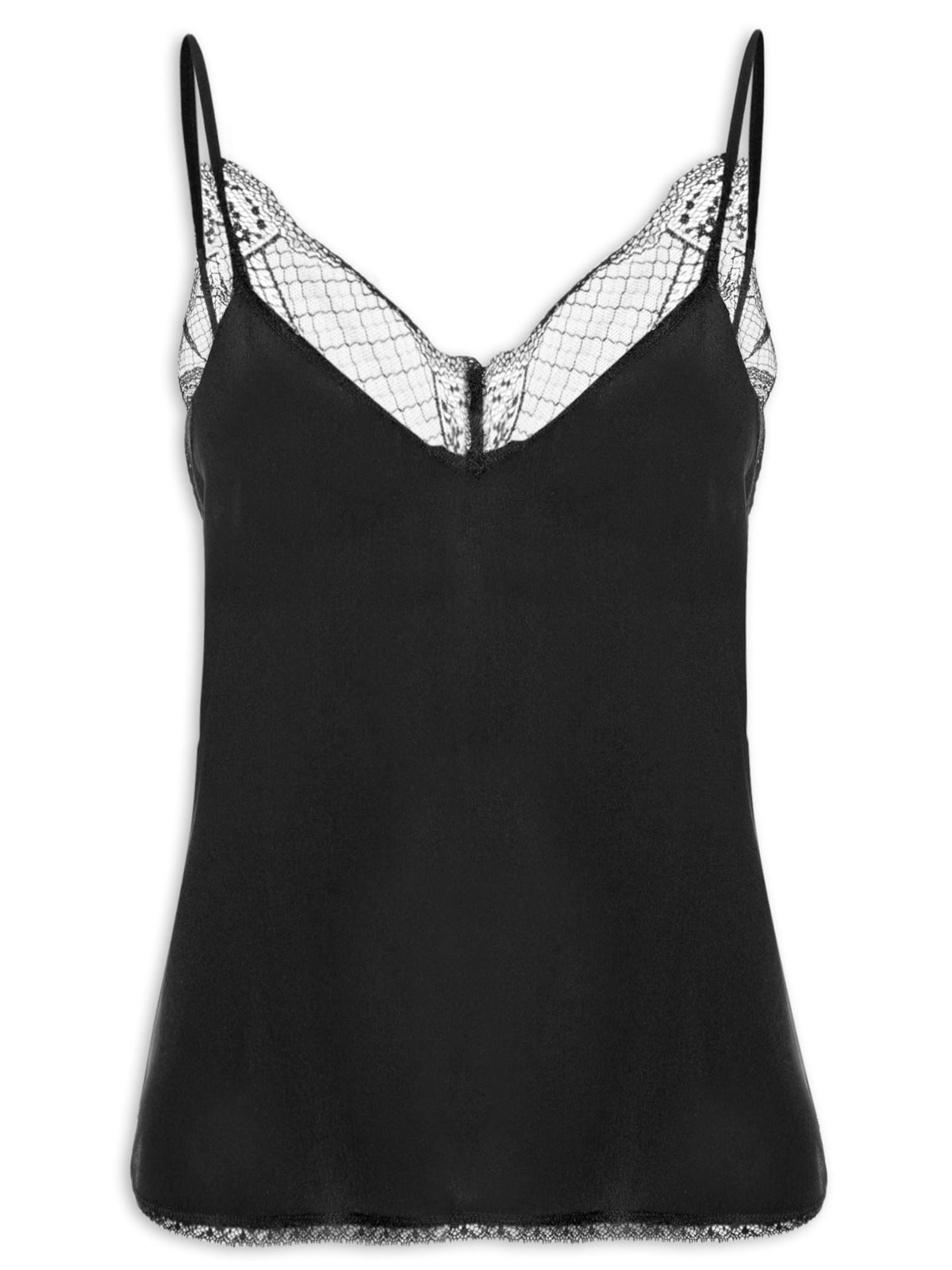 Vista 2 Regata Feminina Naty PRETO PRETO